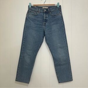 Levi’s Wedgie Straight Jeans Vintage Rigid Button Fly W28 High Rise Y2K Classic